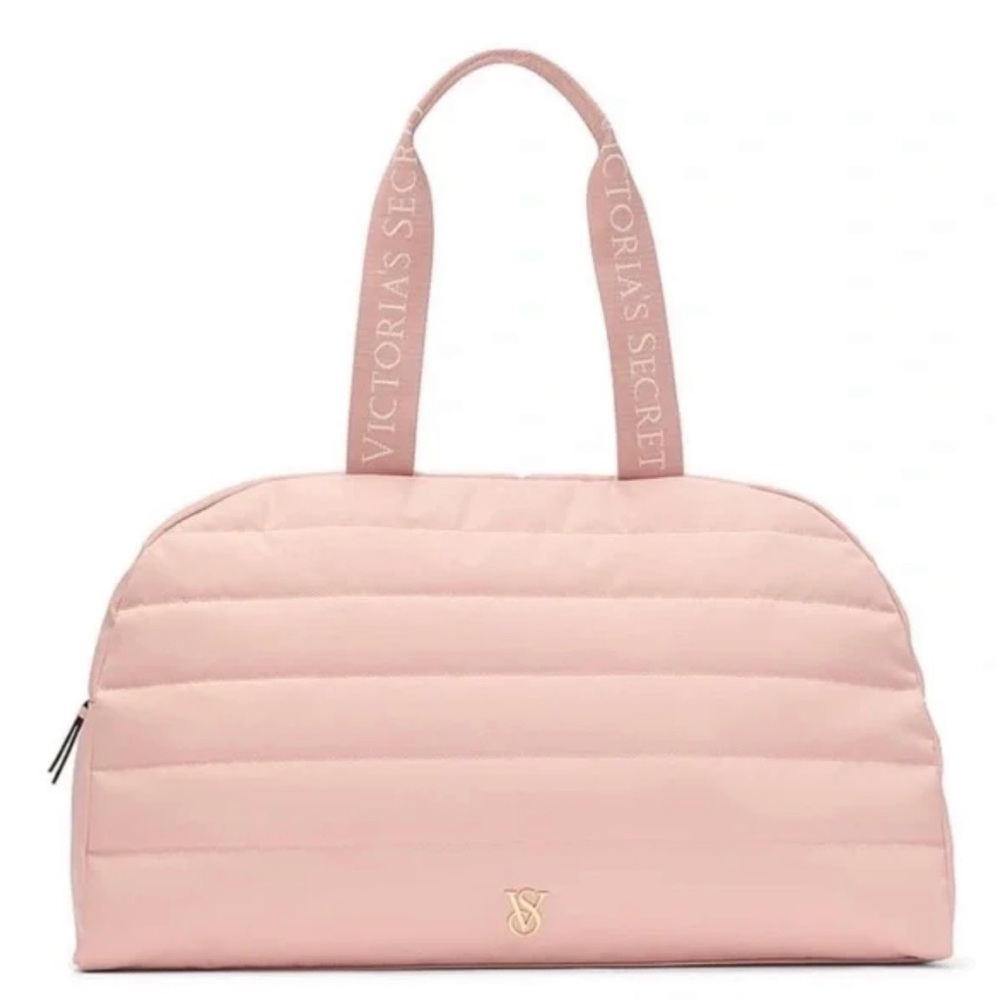 Victoria's Secret Pink Quilted Duffle Bag